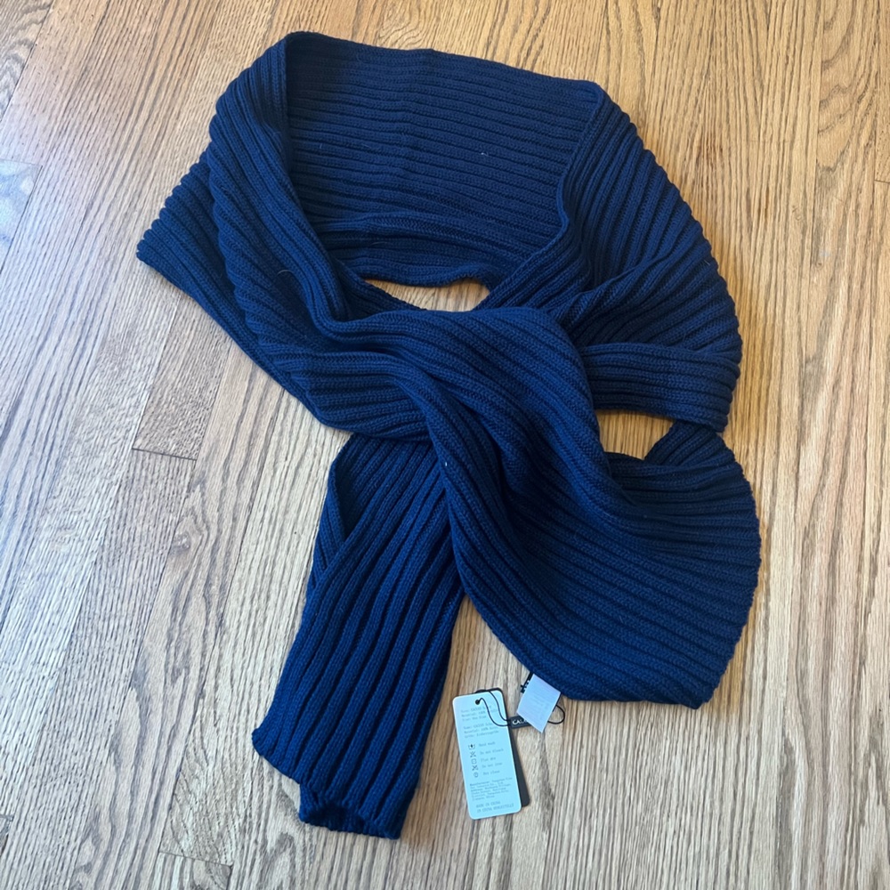 Navy scarf